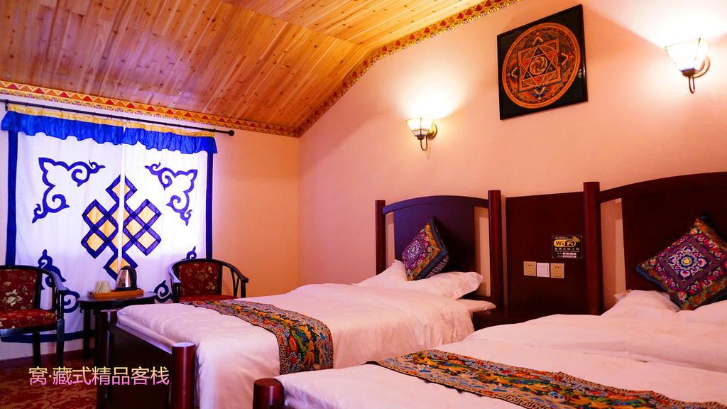 Wo Home Hostel Цзючжайгоу Номер фото